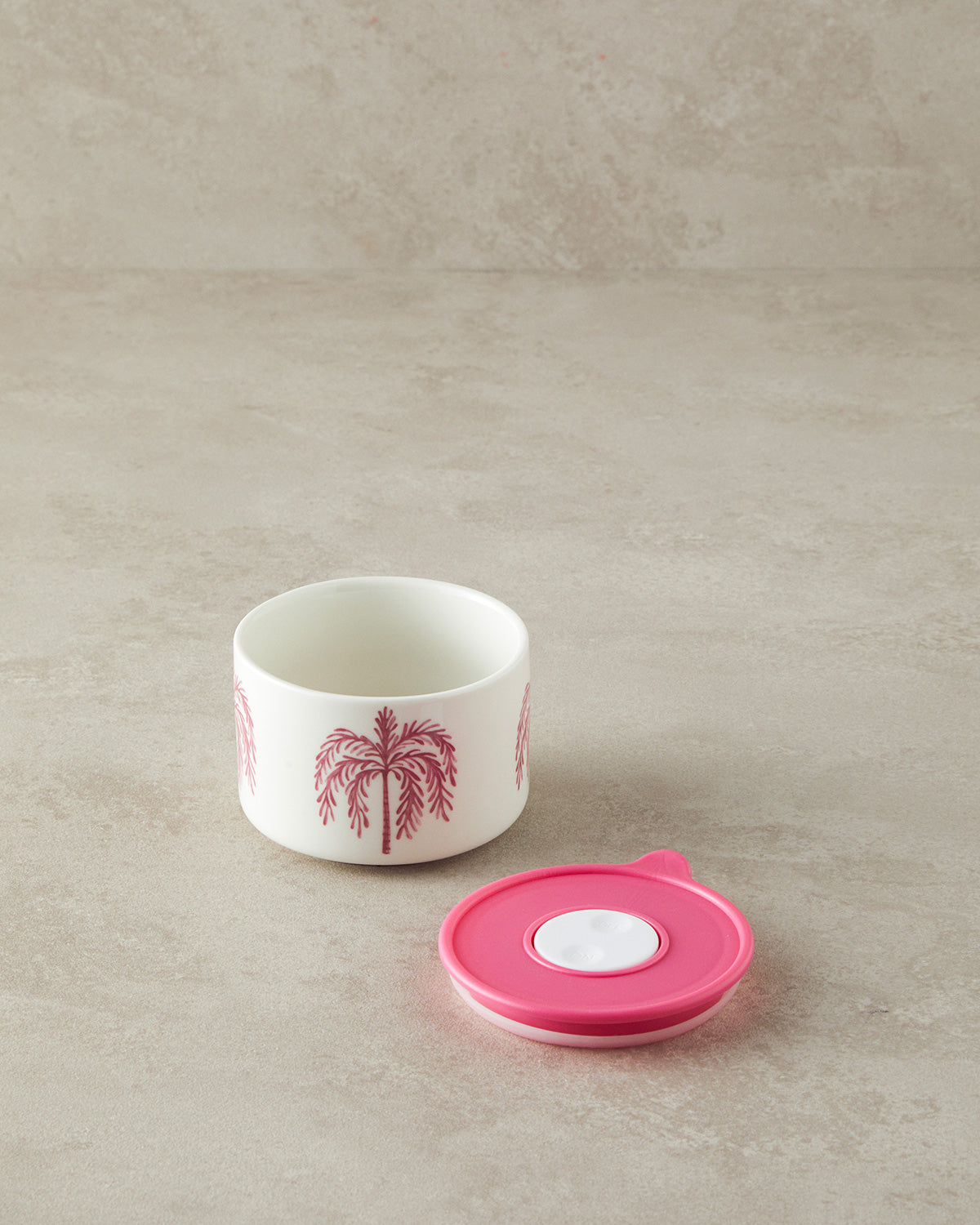 Carnival Tree New Bone China Storage Container 300 ml Pink (view 2)