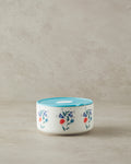 Carnival Posy New Bone China Storage Container 600 ml Blue