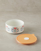 New Bone China Storage Container 850 ml Yellow (view 2)