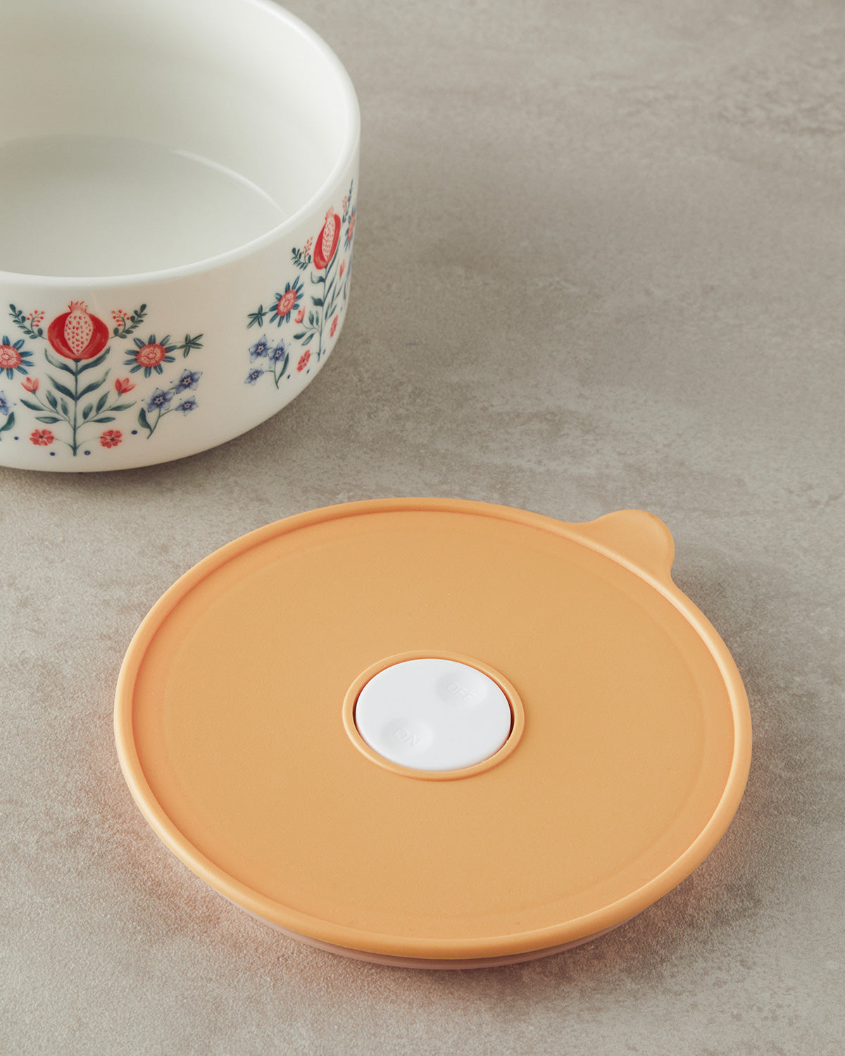 New Bone China Storage Container 850 ml Yellow (view 3)