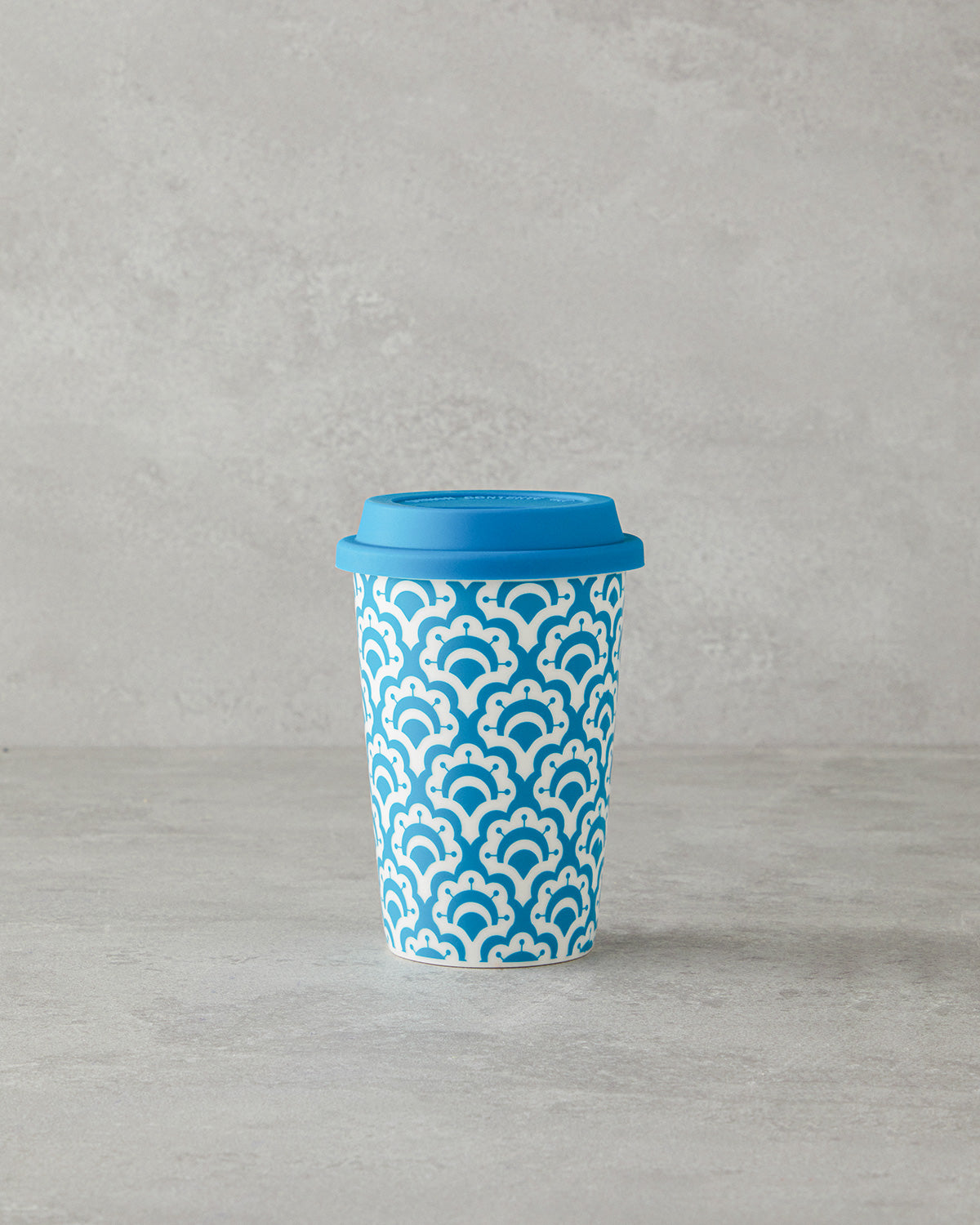 Sunrose Ceramic with Silicone Lid Mug 400 ml Blue