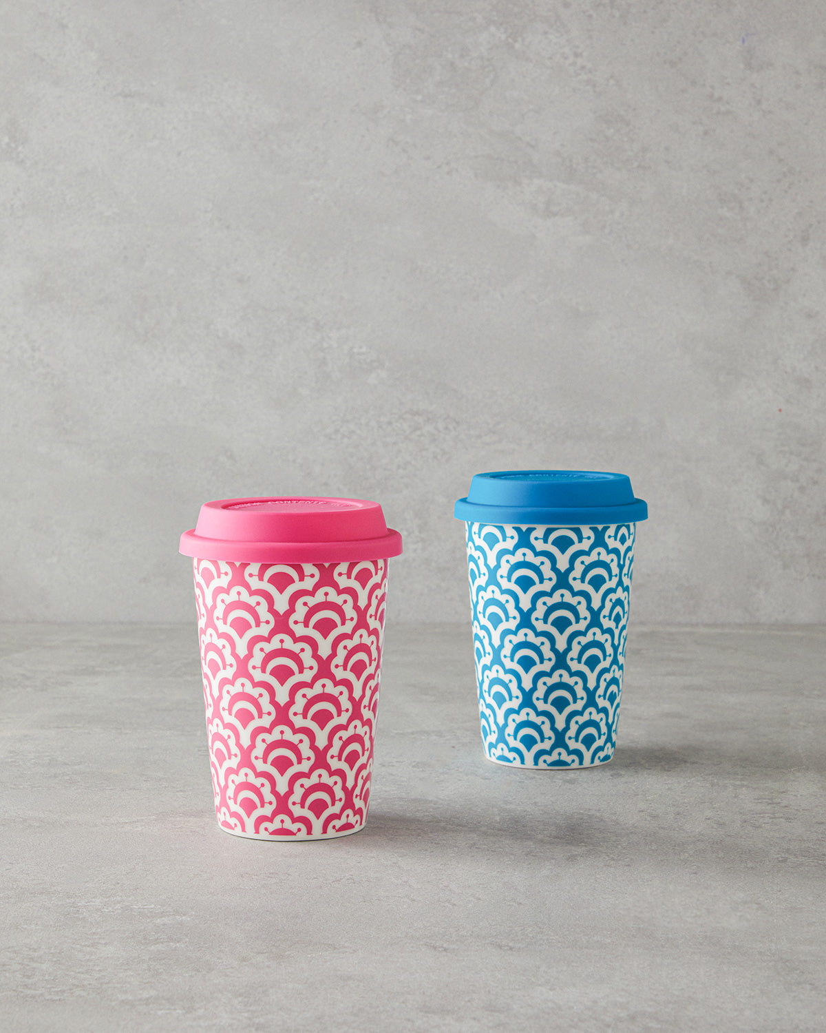 Sunrose Ceramic with Silicone Lid Mug 400 ml Blue (view 5)