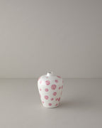 Chic Dots Dolomite Vase 14x14x19 cm Fuchsia