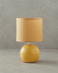 Pansy Porcelain Table Lamp 11x11x16 cm Yellow