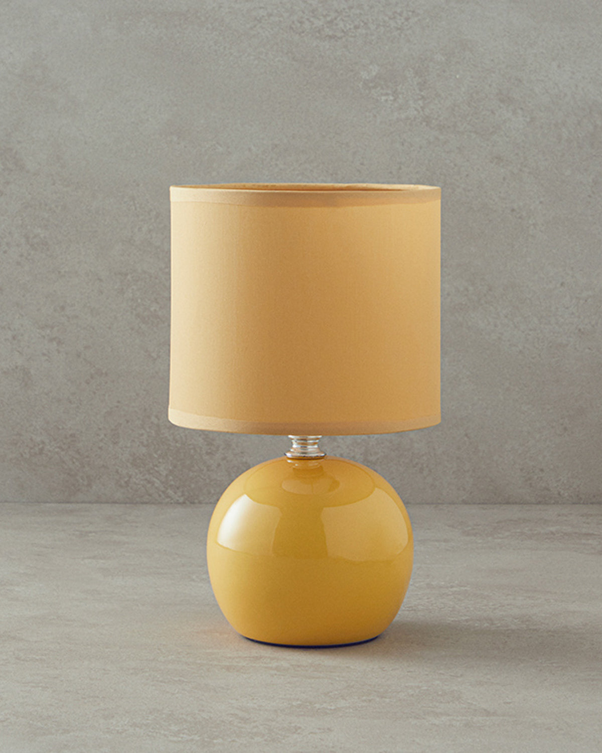 Pansy Porcelain Table Lamp 11x11x16 cm Yellow
