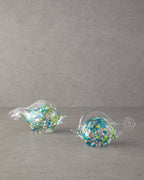 Fish Wave Glass Decorative Object Transparent (view 3)