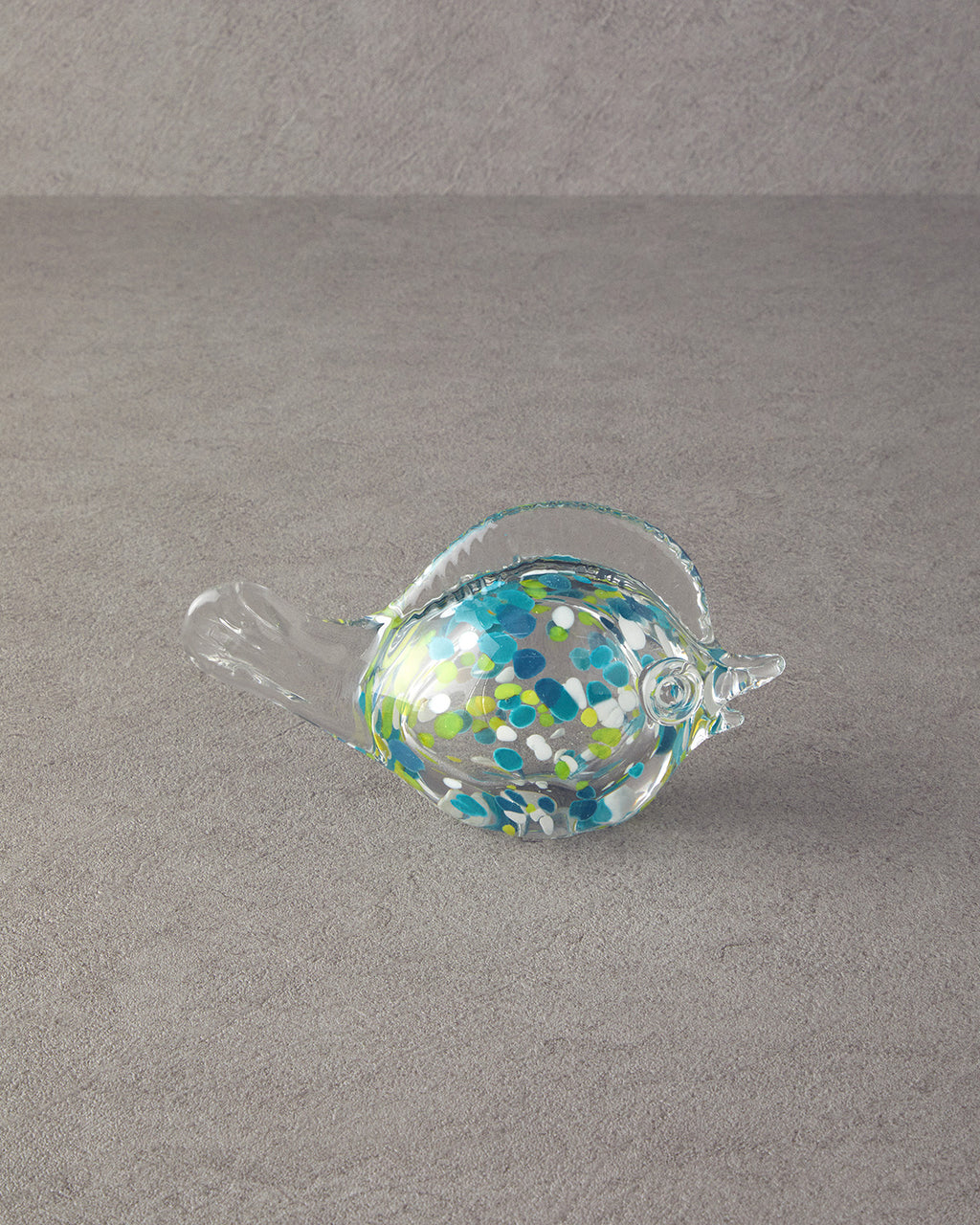 Fish Wave Glass Decorative Object Transparent (view 4)
