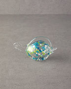 Fish Wave Glass Decorative Object Transparent (view 4)