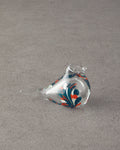 Cute Birds Glass Decorative Object Transparent - 14x9x6 cm