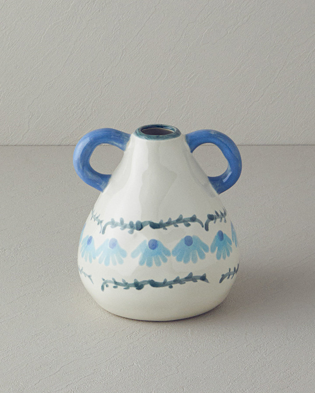 Sylvia Stoneware Vase Multicolor (view 4)