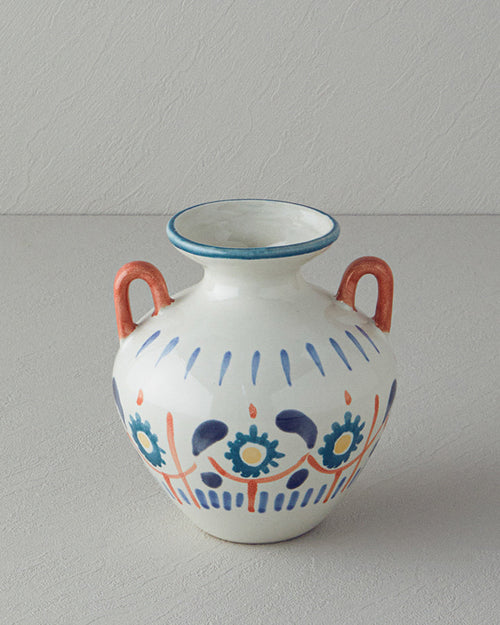 Adelia Stoneware Vase 15x15x18 cm Multicolor