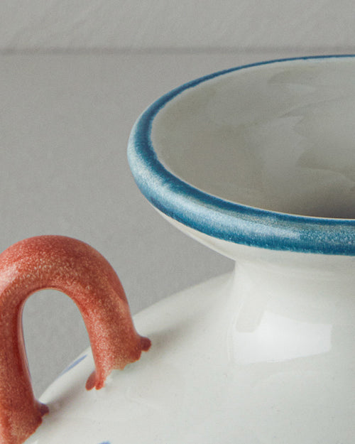 Adelia Stoneware Vase 15x15x18 cm Multicolor (view 2)