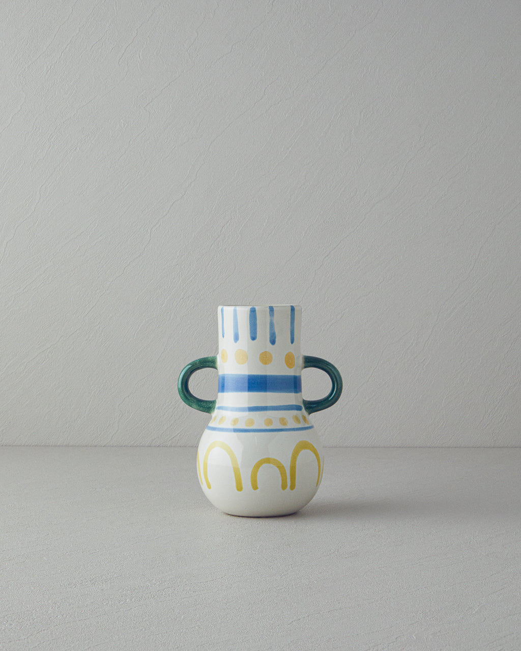 Valencia Stoneware Vase Multicolor - 15x12x19 cm