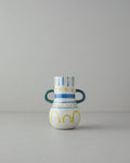 Valencia Stoneware Vase Multicolor - 15x12x19 cm