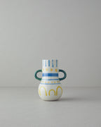Valencia Stoneware Vase Multicolor - 15x12x19 cm