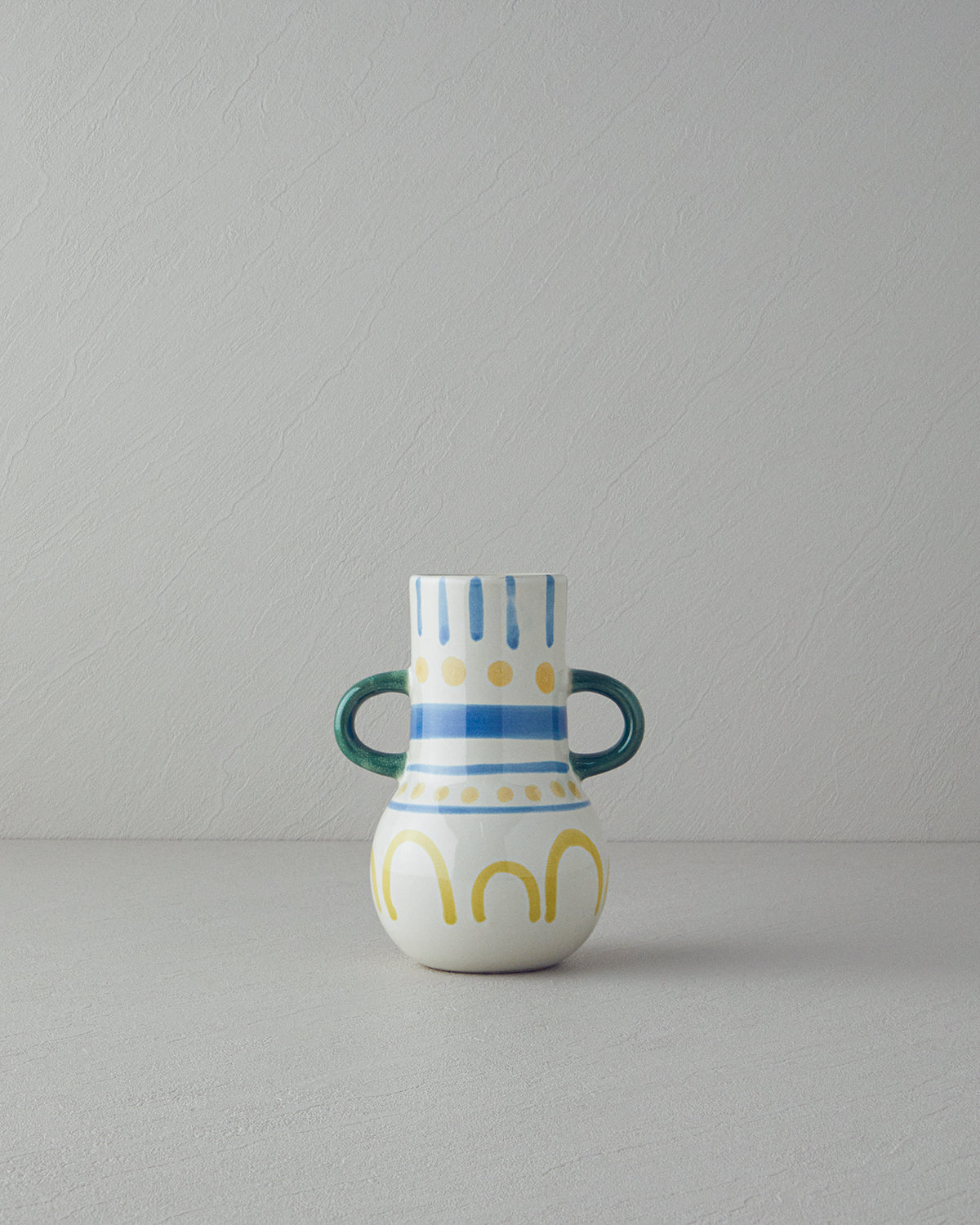 Valencia Stoneware Vase Multicolor - 15x12x19 cm