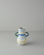 Valencia Stoneware Vase Multicolor - 14.5x13x20 cm (view 2)