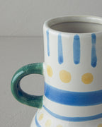 Valencia Stoneware Vase Multicolor - 12.5x9.5x16 cm (view 3)