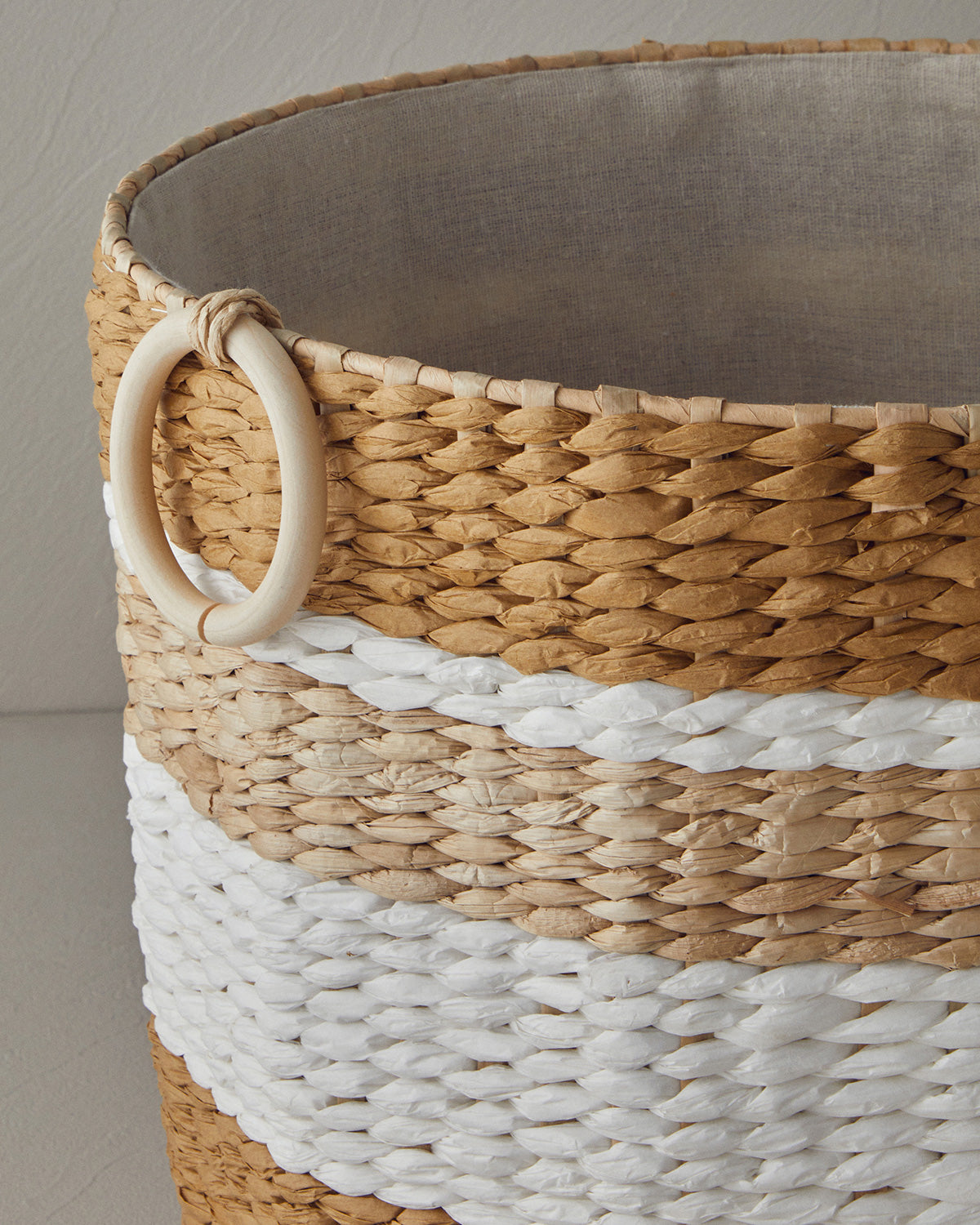 Verda Wicker Basket Brown - 28x25x21 cm (view 2)