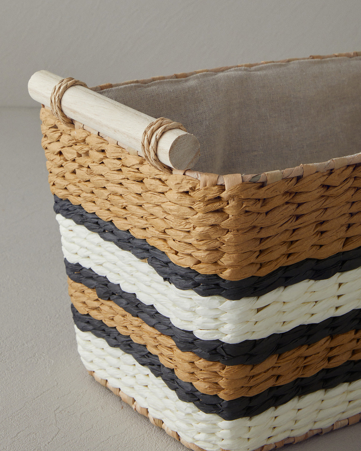 Venice Wicker Basket Brown - 28x16x14 cm (view 2)