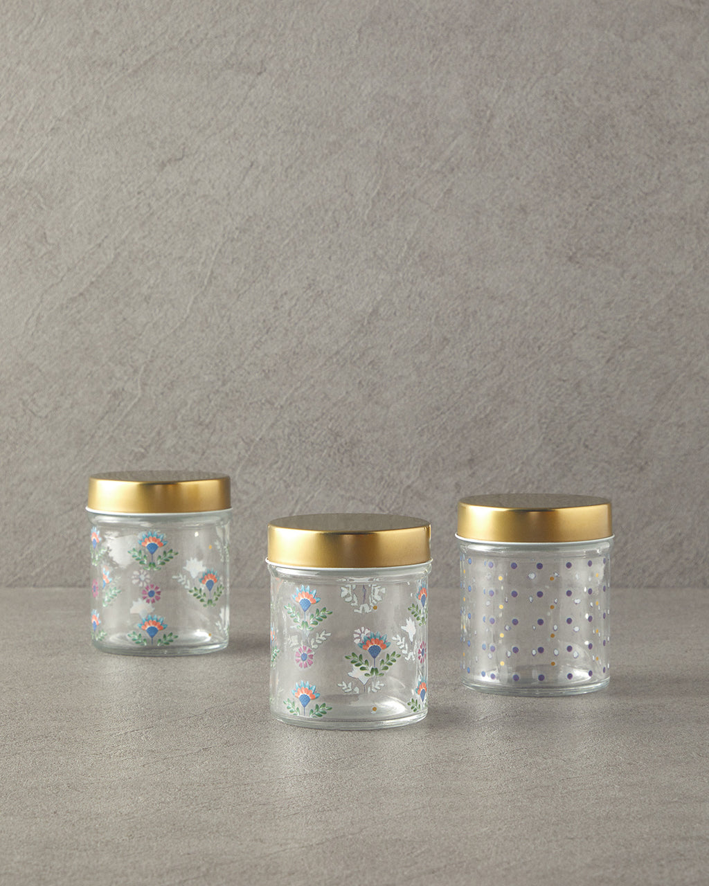 Carnival Time Glass 3 pcs Jar 350 ml Transparent