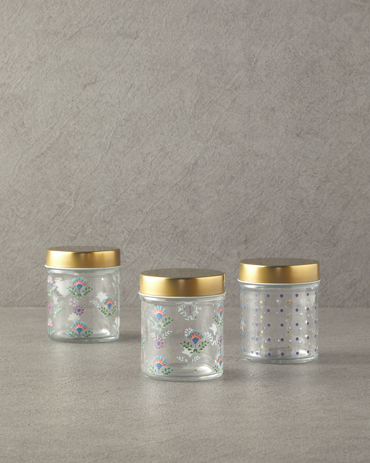 Carnival Time Glass 3 pcs Jar 350 ml Transparent