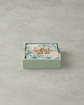 Gum Wooden 7 pcs Coaster 11.5 cm Colored