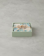 Gum Wooden 7 pcs Coaster 11.5 cm Colored