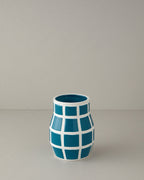 Trina Vase - Petrol Blue - 15x15x20 cm