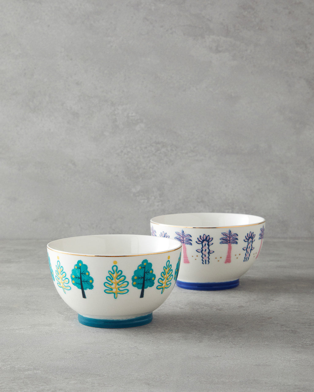 Love Fantasy New Bone China Bowl 500 ml Pink - Blue (view 4)