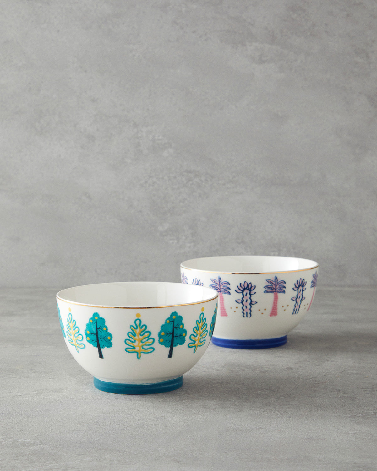 Love Fantasy New Bone China Bowl 500 ml Pink - Blue (view 4)