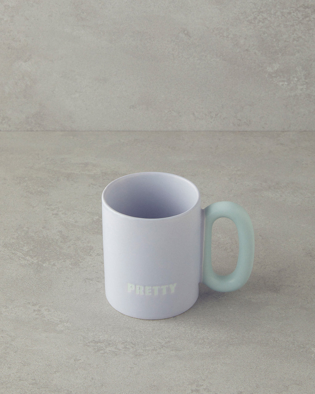 Pretty New Bone China Mug 350 ml Purple (view 2)