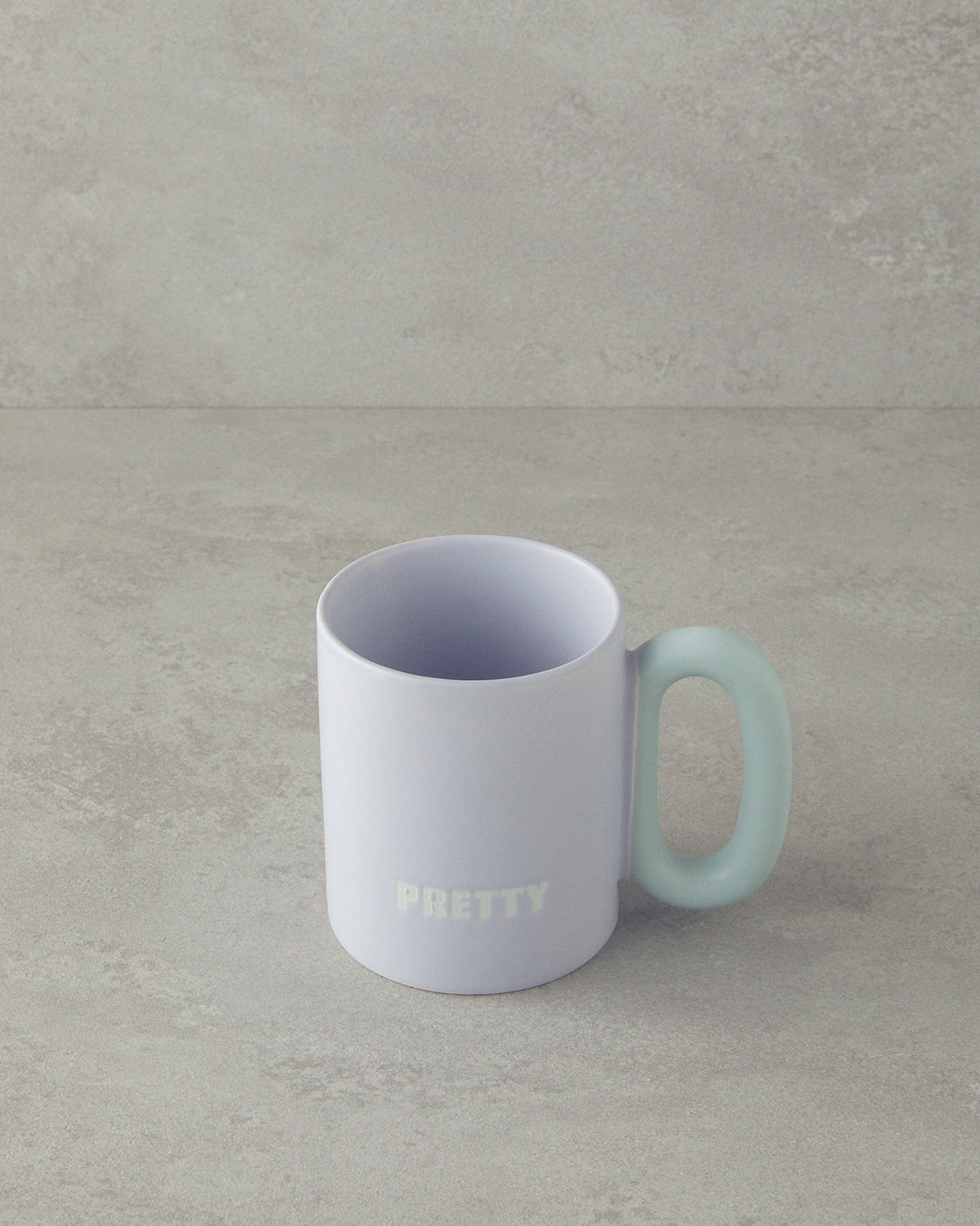 Pretty New Bone China Mug 350 ml Purple (view 2)