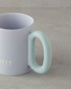 Pretty New Bone China Mug 350 ml Purple (view 3)