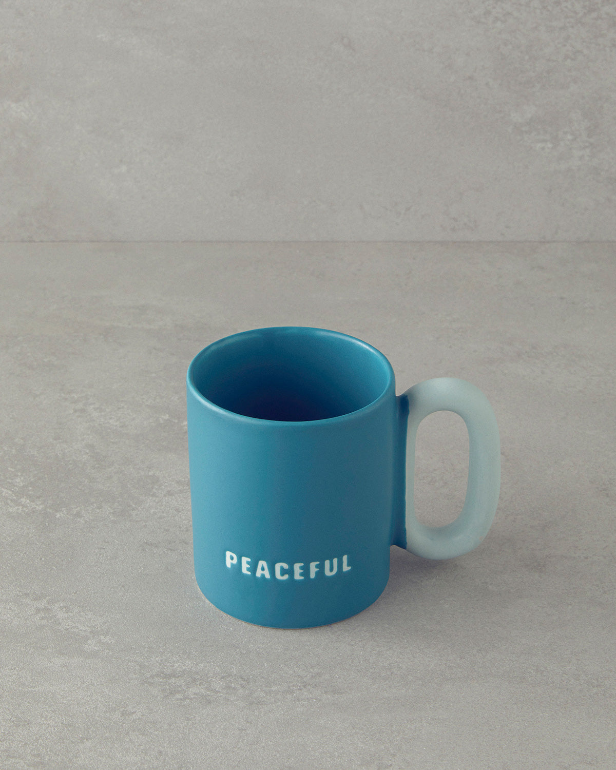 New Bone China Mug 350 ml Turquoise (view 2)
