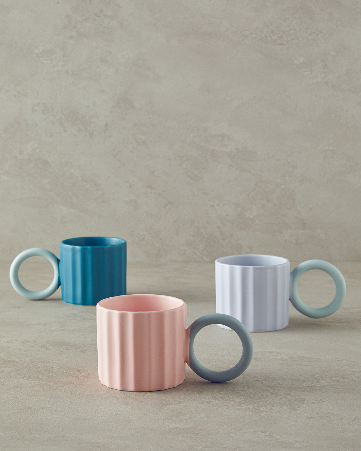 Angled New Bone China Mug 260 ml (view 4)