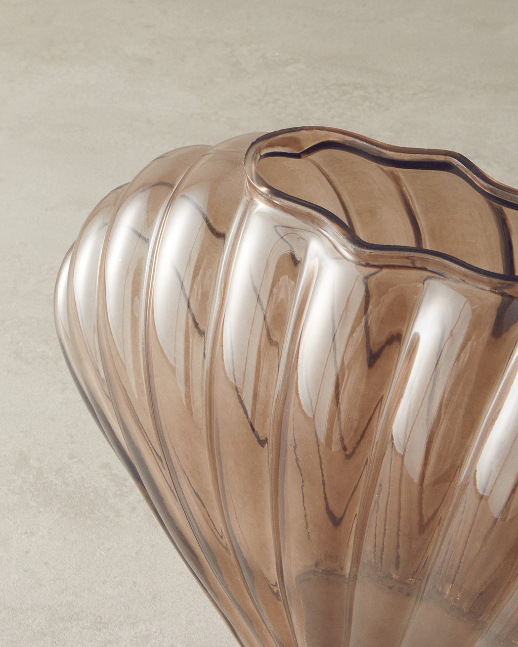 Shell Vase - Light Blue - 16.5 cm (view 3)