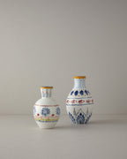 Enrica Vase 25 cm White - Blue (view 3)