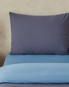 Flush Cotton Duvet Cover Set - Beige - Cream - Single 160x220 cm (view 3)