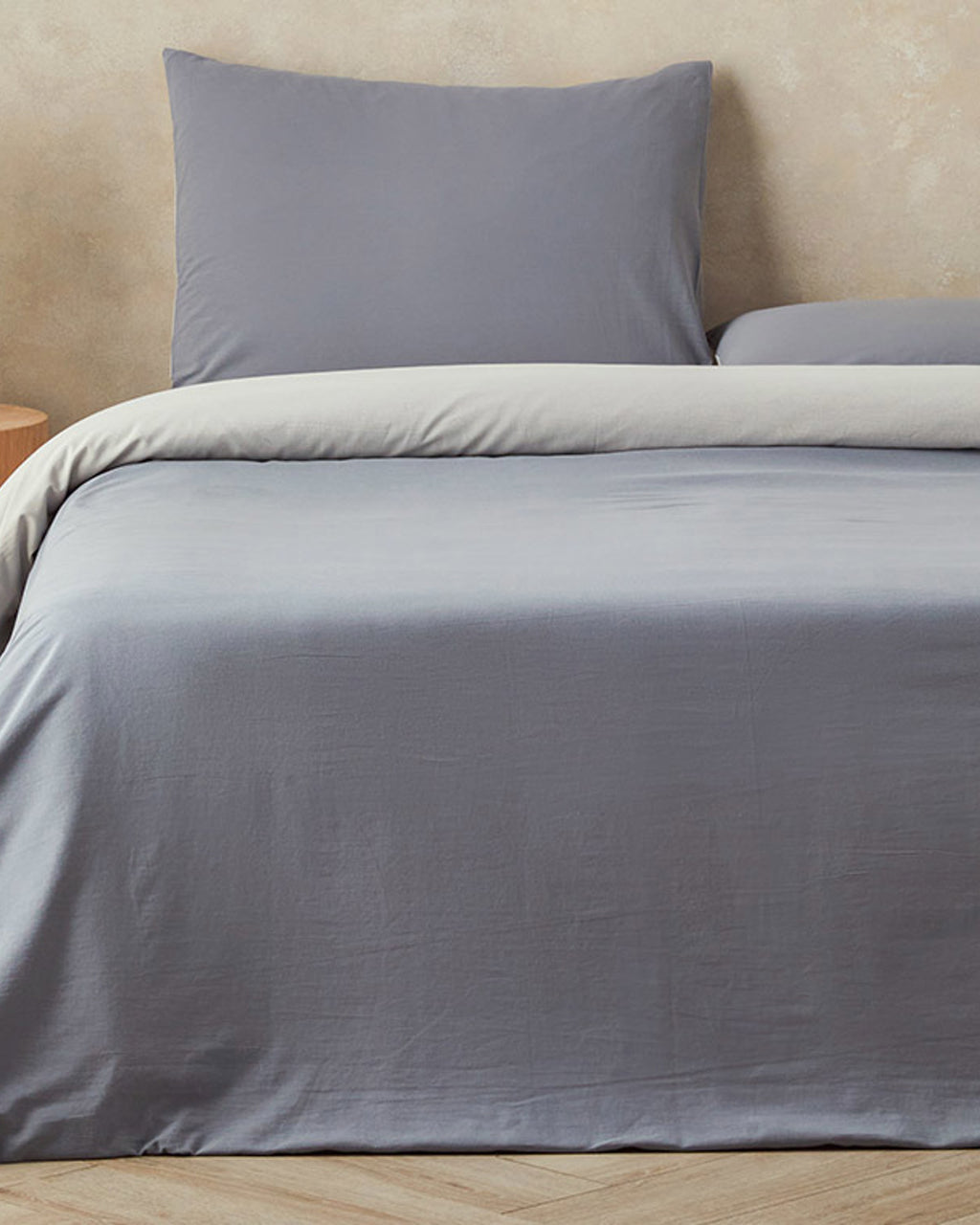 Flush Cotton Duvet Cover Set (view 9)