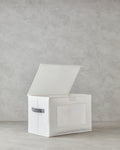 Tiara Polyester Storage Box 38x25 cm White