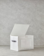 Tiara Polyester Storage Box 38x25 cm White