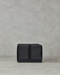 Sylvia Polyester Shoe Storage Box 34x22.5x16 cm Black