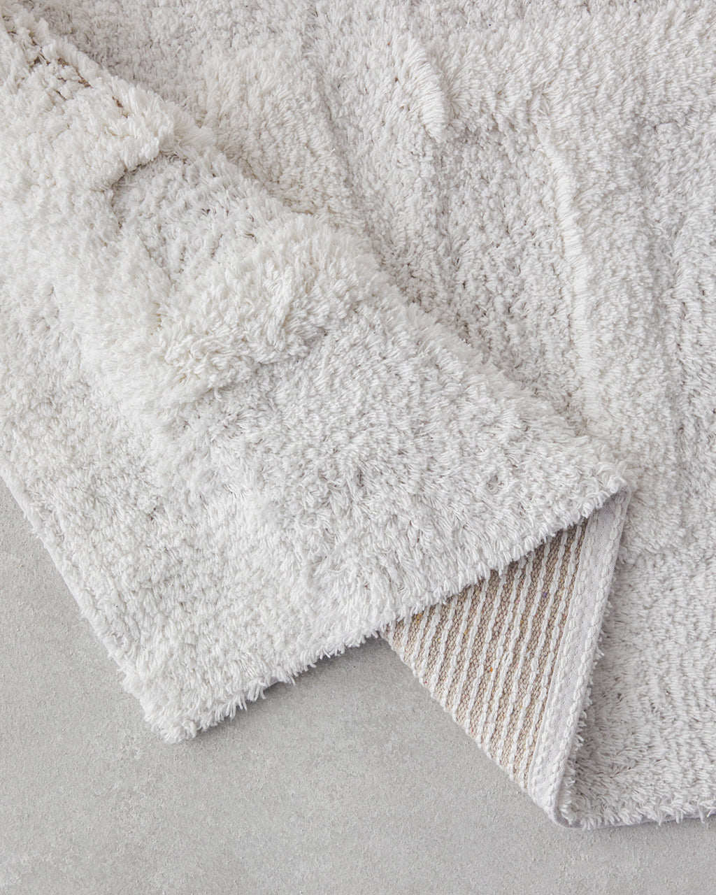 Bath Bliss Cotton Bath Mat 50x80 cm White