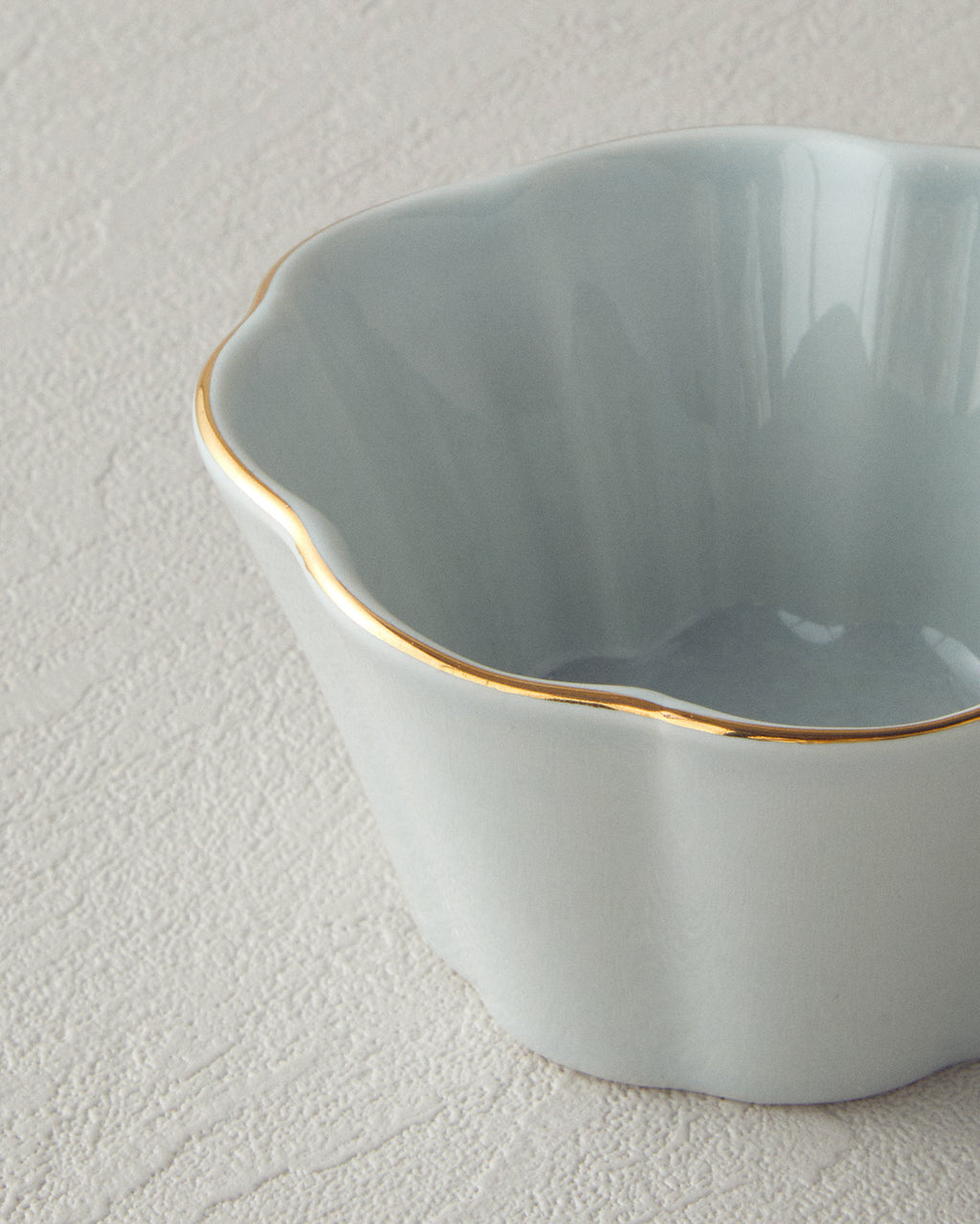 Porcelain Bowl - Light Blue & Powder - Powder - 18 cm (view 2)