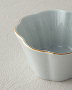 Porcelain Bowl - Light Blue & Powder - Powder - 18 cm (view 2)
