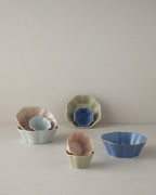 Porcelain Bowl - Light Blue & Powder (view 9)