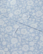 Liberty Blossom Easy Iron Duvet Cover Set Blue (view 5)