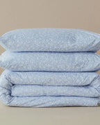 Liberty Blossom Easy Iron Duvet Cover Set Blue (view 6)