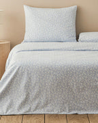 Liberty Blossom Easy Iron Duvet Cover Set Blue (view 7)